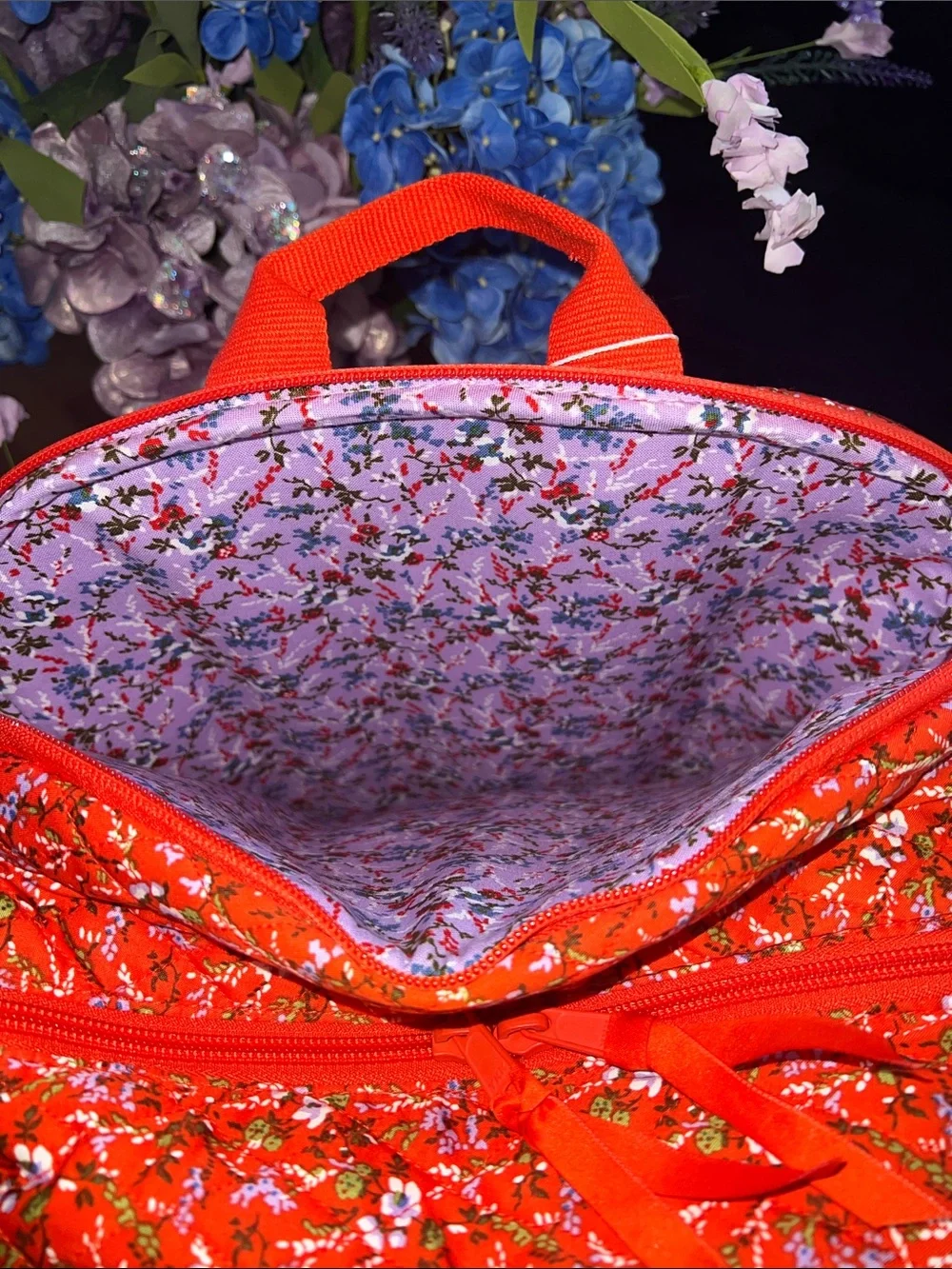 🌺Large Bancroft Backpack🌺 Wildflower Sprigs in Premium Cotton